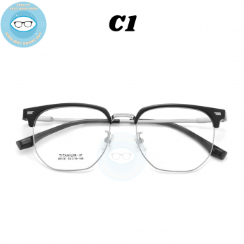 Gọng nhựa càng kính titanium mã 6131m